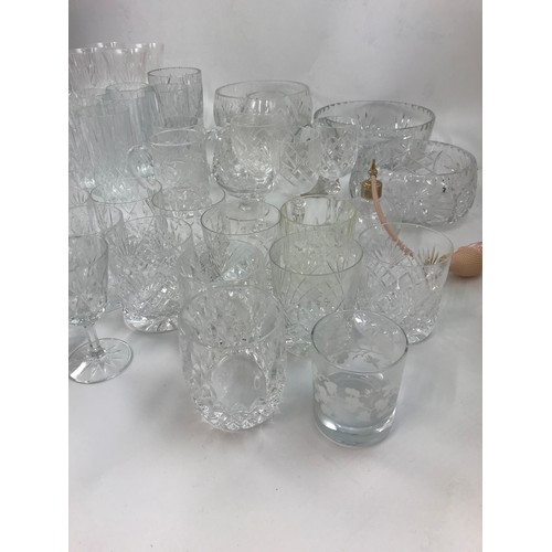 174 - LARGE COLLECTION OF GLASS. WARE