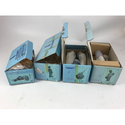 101 - 4 BOXED LLADRO ORNAMENTS INC FIGURINES