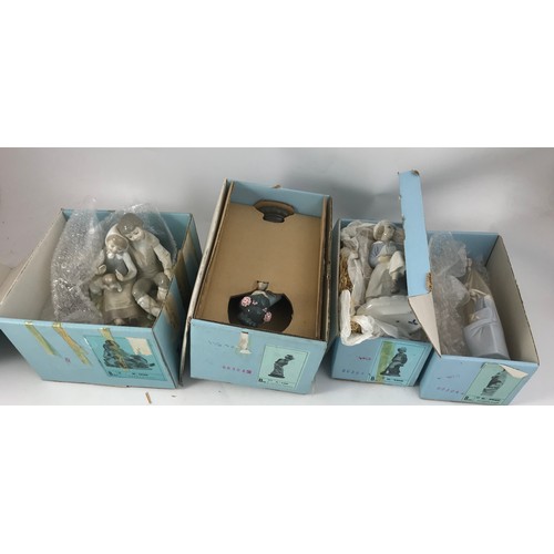 92 - 4 BOXED LLADRO FIGURINES