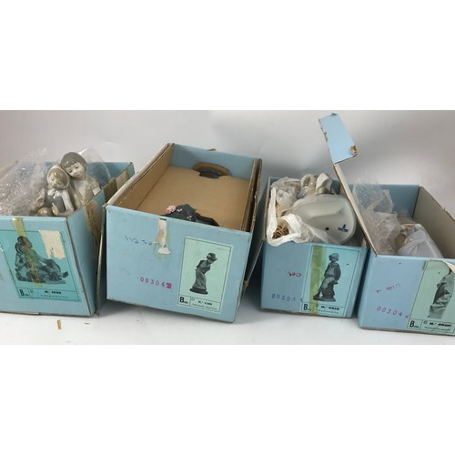 92 - 4 BOXED LLADRO FIGURINES