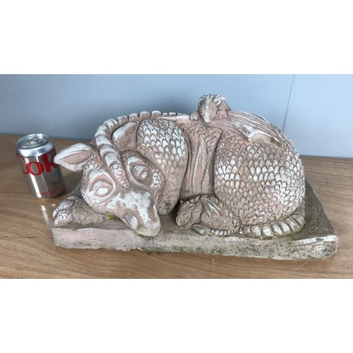 501 - CONCRETE DRAGON FIGURE