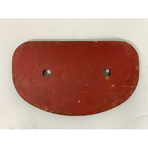 152 - CAST IRON WAGON PLATE MET CAM 16T  1956