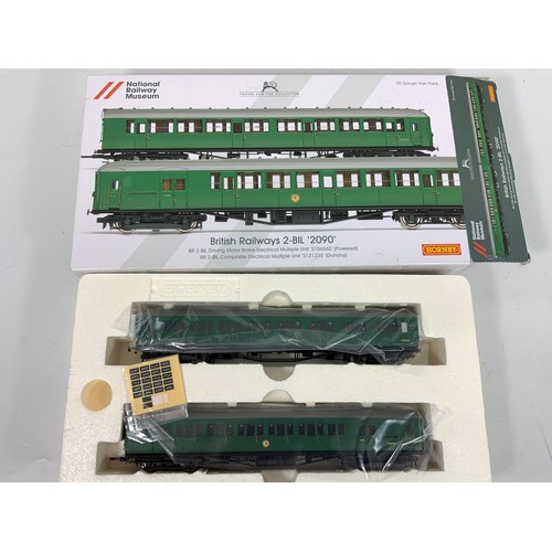 443 - HORNBY R3177, NRM BR 2 BIL SET 2090, BOXED SET, DCC READY