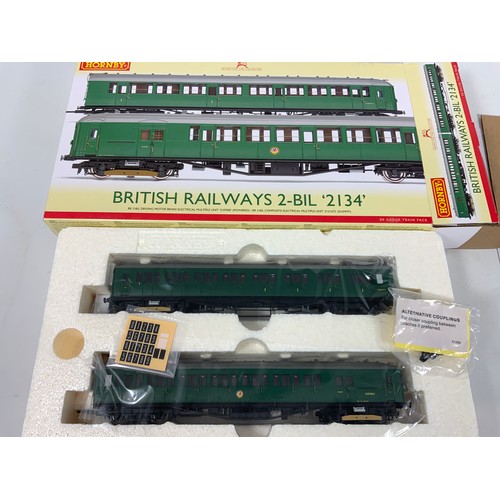 441 - HORNBY R3162 BRITISH RAILWAYS 2 BIL EMU, UNIT, TRAIN PACK, BOXED, DCC READY