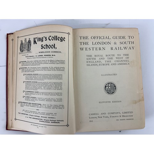 163 - OFFICIAL GUIDE TO THE LONDON & SOUTH WESTERN RAILWAY 1912