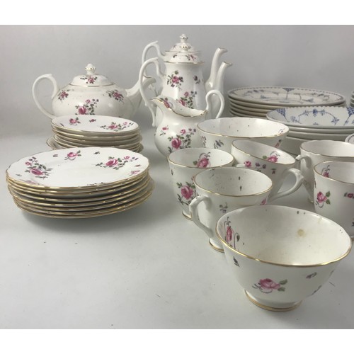 243 - NEW CHELSEA PART TEA SERVICE WITH A DENMARK PATTERN PART SERVICE