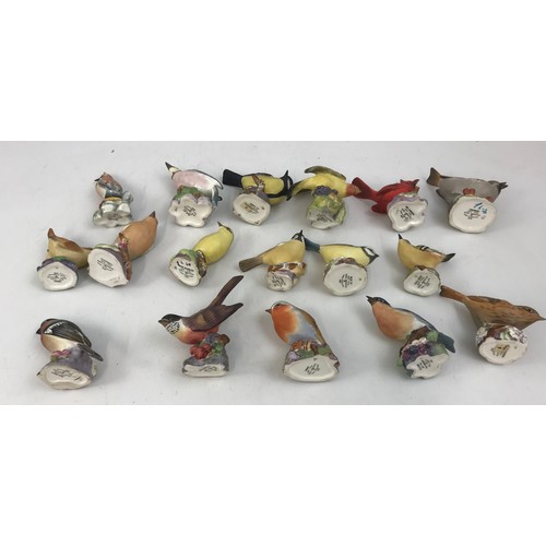 146 - COLLECTION OF 17 ROYAL WORCESTER BIRDS