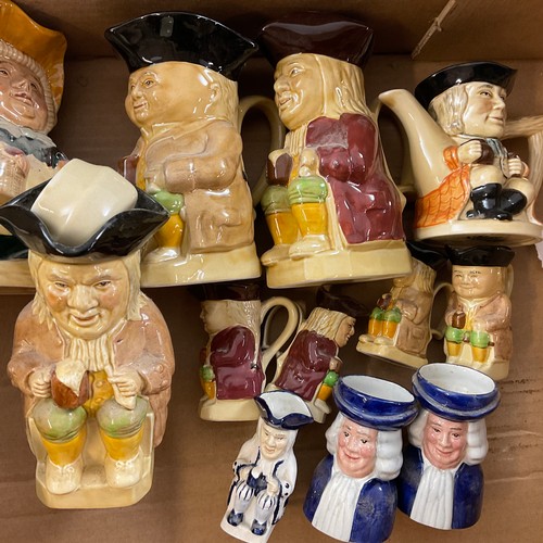 79 - A LARGE COLLECTION OF CHARACTER JUGS, INCLUDING BESWICK WORTHINGTON’S ADVERTISING JUG, WOOD & SONS W... 