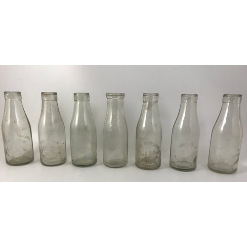 390 - GLASS MILK & POP BOTTLES MANY WITH MALVERN RELATED ETC