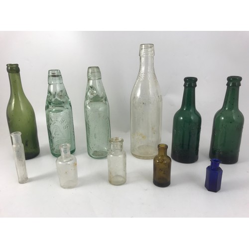 390 - GLASS MILK & POP BOTTLES MANY WITH MALVERN RELATED ETC