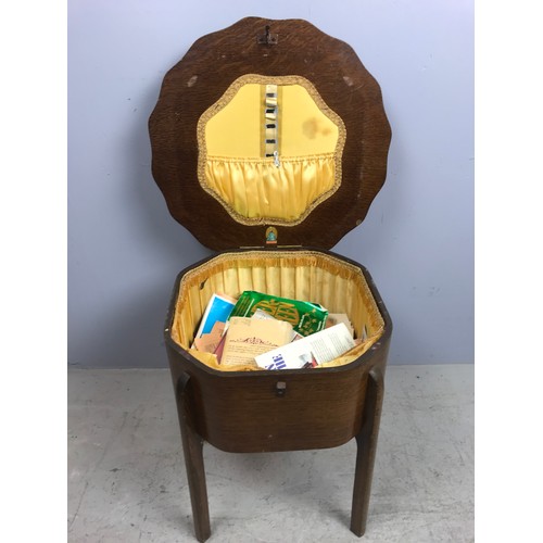 558 - MORCO SEWING TABLE / BOX