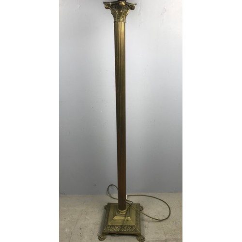 335 - BRASS STANDARD LAMP