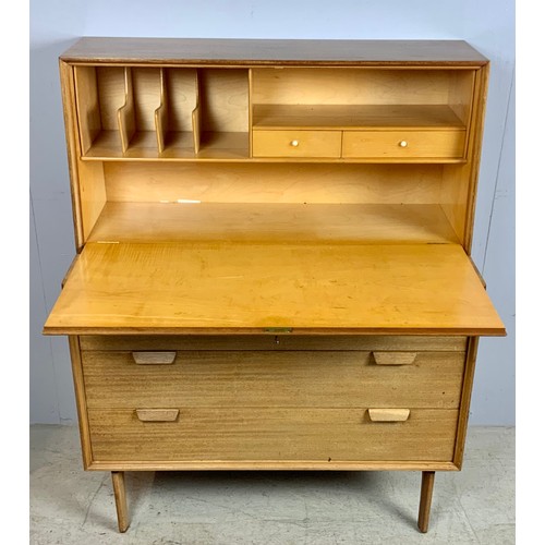 546 - LATE CENTURY LOUGHBOROUGH DESK approx. 92 cm