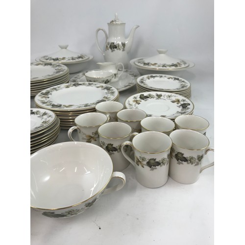 245 - ROYAL DOULTON LARCHMENT PART DINNER SERVICE