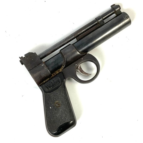 188 - THE WEBLEY ‘JUNIOR’ 0.177 CAL VINTAGE AIR PISTOL
NOTE PURCHASER MUST BE 18 YEARS OR OLDER AND THE IT... 