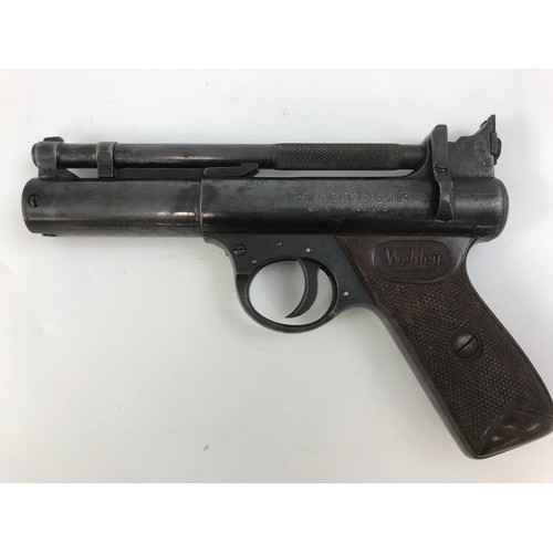 190 - WEBLEY. & SCOTT PREMIER AIR PISTOL
NOTE PURCHASER MUST BE 18 YEARS OR OLDER AND THE ITEM MUST BE COL... 