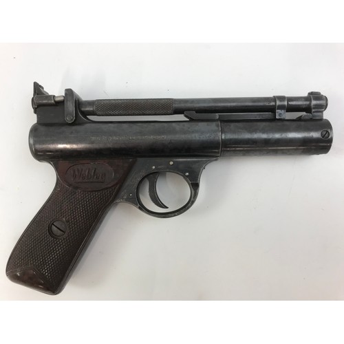 190 - WEBLEY. & SCOTT PREMIER AIR PISTOL
NOTE PURCHASER MUST BE 18 YEARS OR OLDER AND THE ITEM MUST BE COL... 