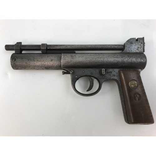 191 - WEBLEY & SCOTT AIR PISTOL MARK 1
NOTE PURCHASER MUST BE 18 YEARS OR OLDER AND THE ITEM MUST BE COLLE... 