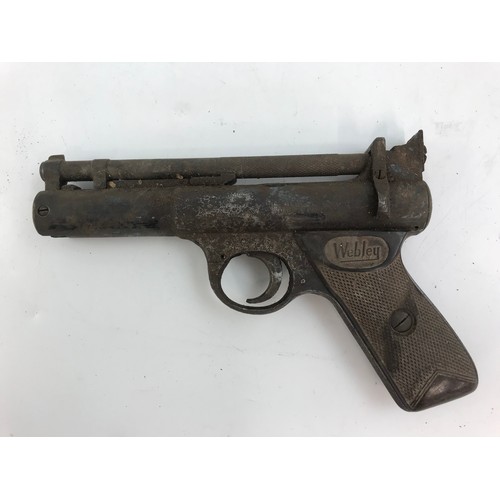 194 - WEBLEY & SCOTT SENlOR  AIR PISTOL
NOTE PURCHASER MUST BE 18 YEARS OR OLDER AND THE ITEM MUST BE COLL... 