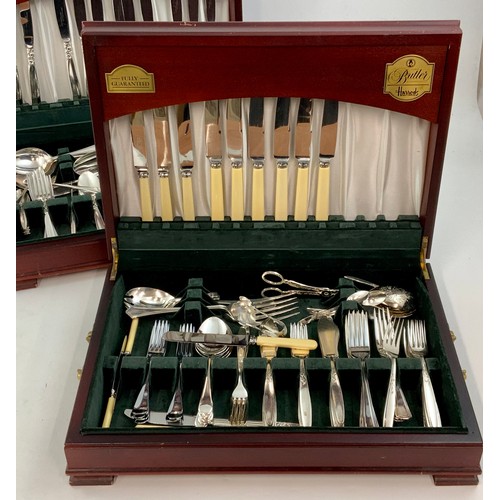 295 - 2 PART CANTEENS CUTLERY, ‘BUTLER, HARRODS’