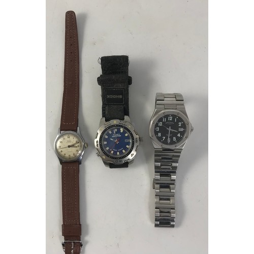 570 - GENTS ROTARY, CERES AND TIMEX EXPEDITION WATCHES