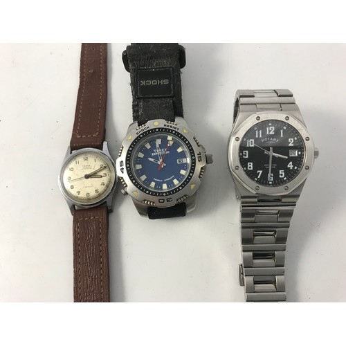 570 - GENTS ROTARY, CERES AND TIMEX EXPEDITION WATCHES