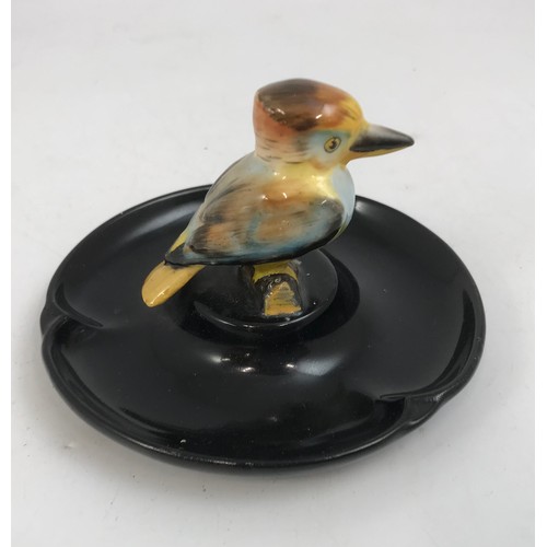 103 - RARE ROYAL WORCESTER KOOKABURRA ASHTRAY CW 226 CIRCA 1926