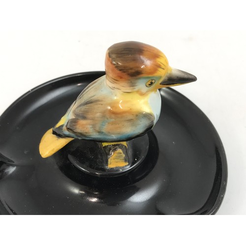 103 - RARE ROYAL WORCESTER KOOKABURRA ASHTRAY CW 226 CIRCA 1926