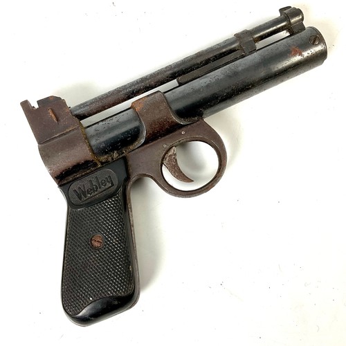 196 - THE WEBLEY ‘JUNIOR’ 0.177 CAL. VINTAGE AIR PISTOL
NOTE PURCHASER MUST BE 18 YEARS OR OLDER AND THE I... 