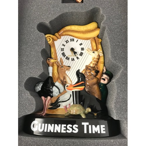 122 - ROYAL DOULTON 250th ANNIVERSARY GUINNESS CLOCK LIMITED EDITION BOXED