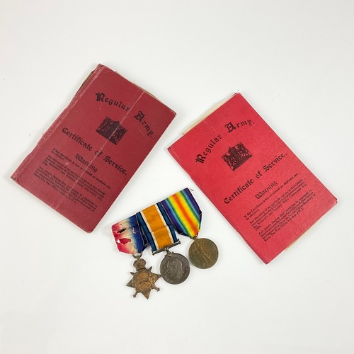 237 - WWI MEDALS, TRIO COMPRISING WAR MEDAL, VICTORY MEDAL AND 1914-15 STAR, 2188 SJT. F.O.REA L’POOL R. T... 