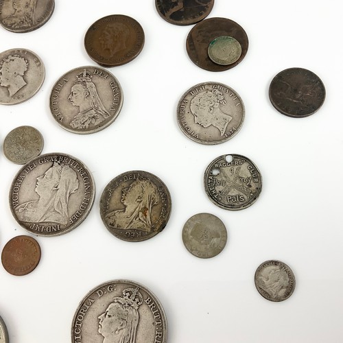 456 - MISC. COINS INC. ‘SILVER’ PRE DECIMAL AND COMMEMORATIVES ETC.