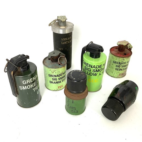 186 - VARIOUS INERT SMOKE GRENADES INC. PRACTICE