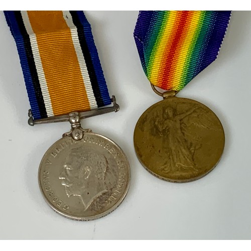 240 - WWI ‘PAIR’ WAR AND VICTORY MEDALS TO 23833 SJT.H.GRANT, DURHAM LIGHT INFANTRY