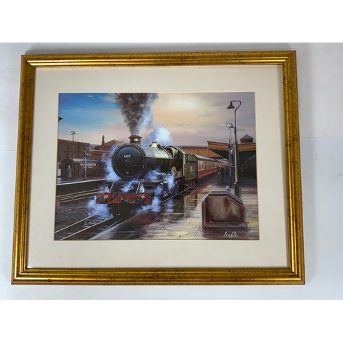 182 - RAILWAY INTEREST, PICTURES, BARRY G PRICE LIMITED EDITION PRINT, CAMBRIAN COAST EXPRESS’ AT CODSALL,... 