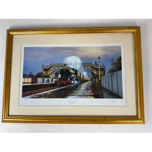 182 - RAILWAY INTEREST, PICTURES, BARRY G PRICE LIMITED EDITION PRINT, CAMBRIAN COAST EXPRESS’ AT CODSALL,... 