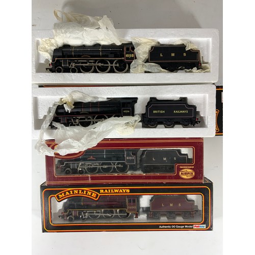 293 - MAINLINE RAILWAYS, 3 BOXED LOCOMOTIVES, REBUILT SCOT, REBUILT PATRIOT, JUBILEE & GMR ROYAL SCOT