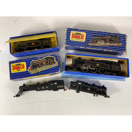 447 - HORNBY DUBLO, EDL 18 STANDARD TANK, 2-6-4 80054, CONVERSION TO 2 RAIL & NON ORIGINAL COUPLINGS, PLUS... 