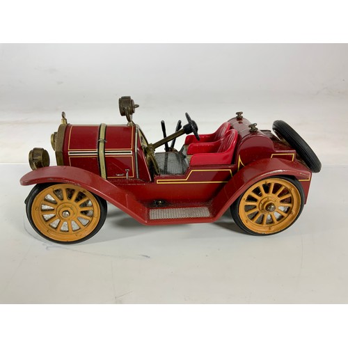 120 - SCHUCO OLDTIMER MODEL 1225 TINPLATE MODEL, MERCER TYP 35J 1913 U/B WITH PAPERWORK