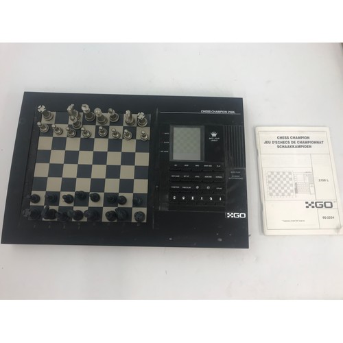 56 - METAL, MARBLE & RESIN CHESS SETS WITH A CHESS CHAMPION 2150 L GO