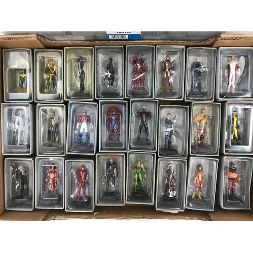 70 - THE CLASSIC MARVEL FIGURINE COLLECTION, INC. JUGGERNAUT, 23 SMALLER FIGURES, & 25 LARGER FIGURES, SO... 