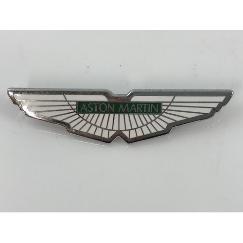 10 - AN ASTON MARTIN CAST CAR BADGE, 12 CM.,