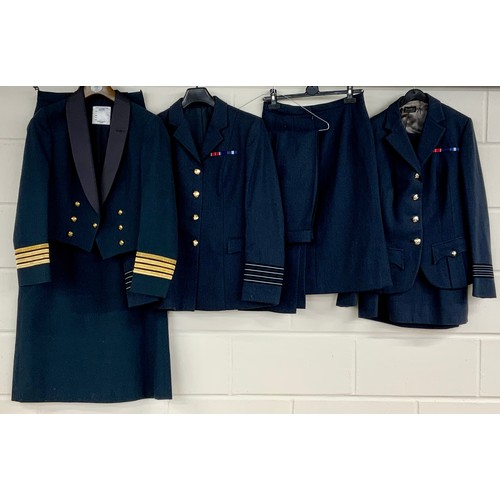 377 - RAF LADIES UNIFORM INCLUDING LADIES NO. 1 IN THE OLD STYLE (WING COMMANDER), LADIES NO. 1 MODERN STY... 