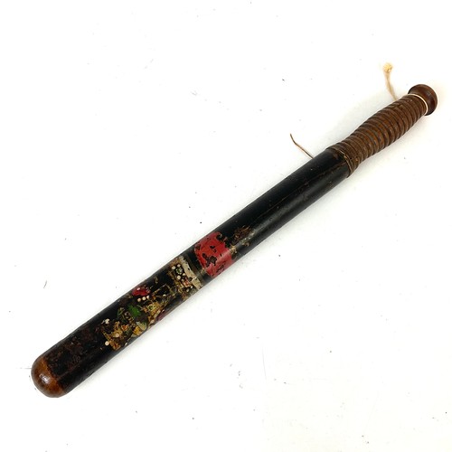 375 - VICTORIAN PAINTED POLICE TRUNCHEON