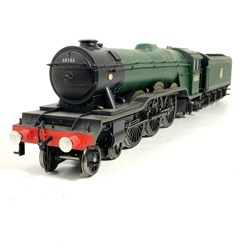 503 - GAUGE 1 RADIO CONTROLLED LOCOMOTIVE, PETER SPOERER MODEL ENGINEERS, LNER PACIFIC 4-6-2 60103 FLYING ... 