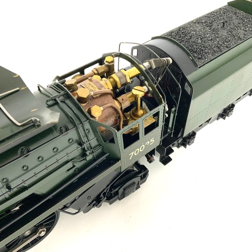 504 - GAUGE 1 LIVE STEAM LOCOMOTIVE A PETER SPOERER MODEL ENGINEER, A RADIO CONTROLLED G1M BRITANNIA CLASS... 