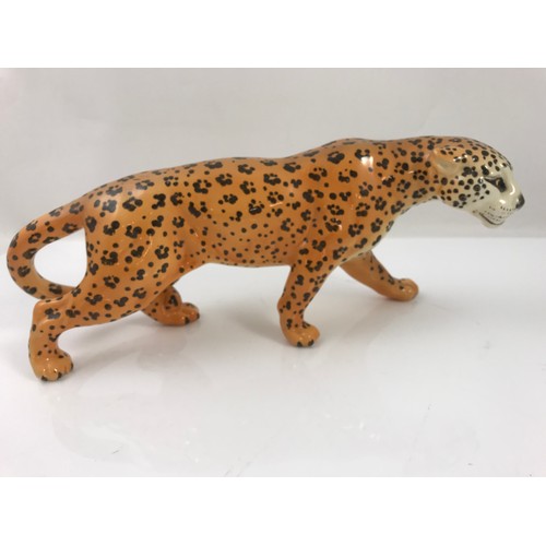 81 - BESWICK MODELS OF A LEOPARD AND A HIPPOPOTAMUS