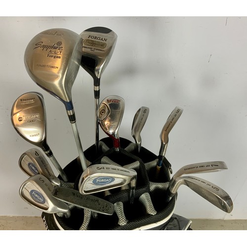 319 - PETRON GOLF CLUBS AND BAG