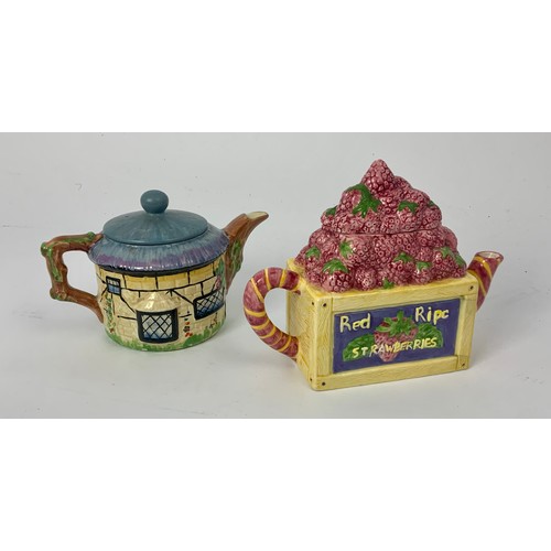 131 - TEAPOTS AND JUGS INC. CARLTON WARE (SEE ADDITIONAL IMAGE FOR 2 FURTHER TEAPOTS)