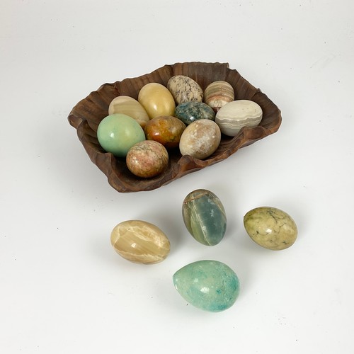 267 - QTY. MARBLE EGGS